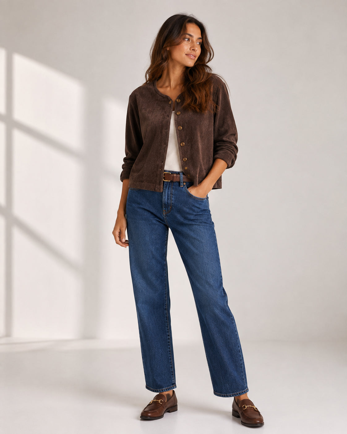 ג׳קט ורונה - חום - Full Body